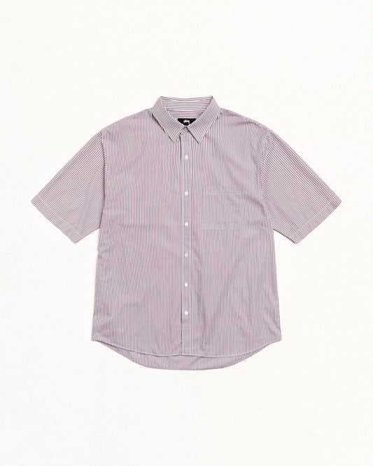 BOXY SS SHIRT 8 BALL STRIPE ЅТÜЅЅΥ