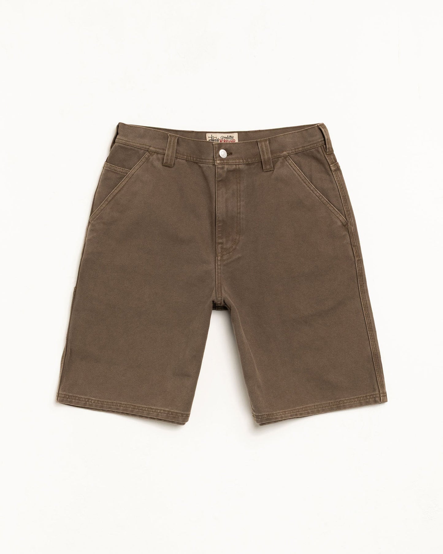 WASHED CANVAS WORK SHORT ЅТÜЅЅΥ