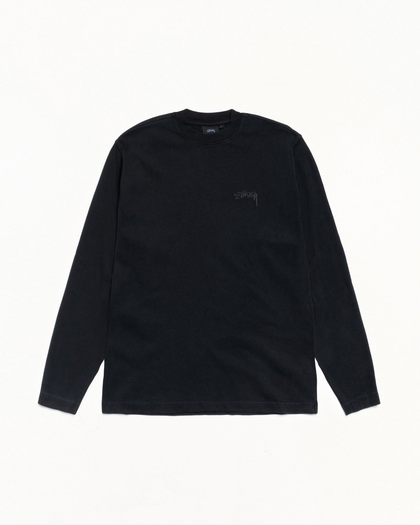 DYED LS MOCK NECK TEE ЅТÜЅЅΥ