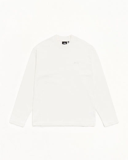 DYED LS MOCK NECK TEE ЅТÜЅЅΥ