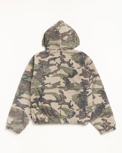 WORK JACKET CAMO CANVAS NEEDLEPUNCH ЅТÜЅЅΥ