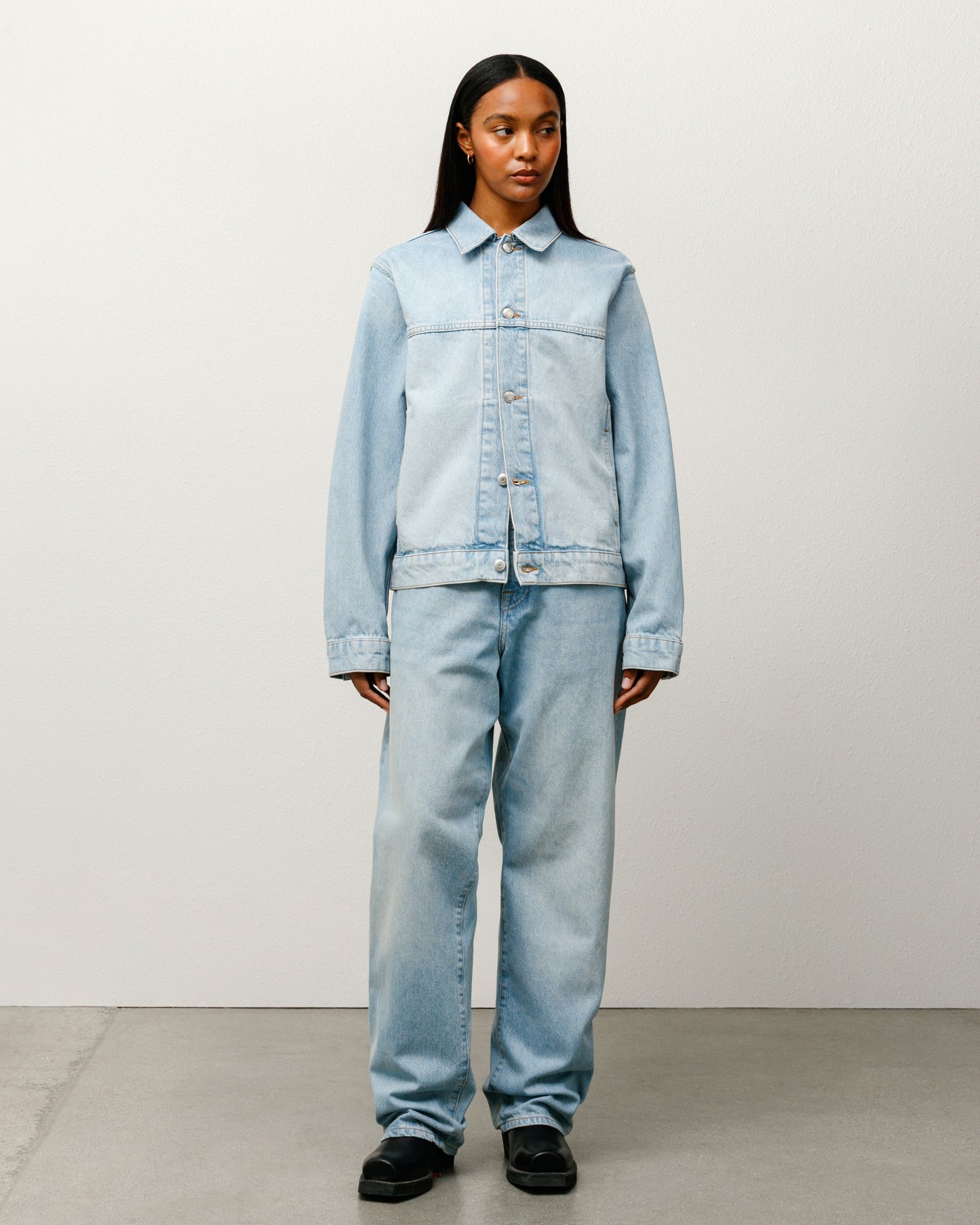 TRUCKER JACKET DENIM ЅТÜЅЅΥ