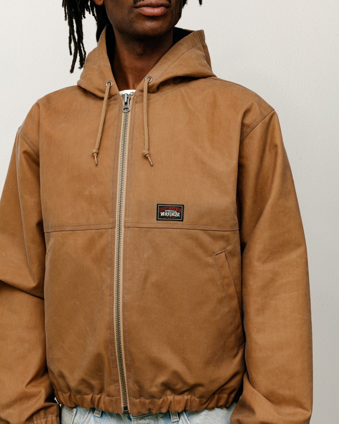 WAXED COTTON WORK JACKET ЅТÜЅЅΥ