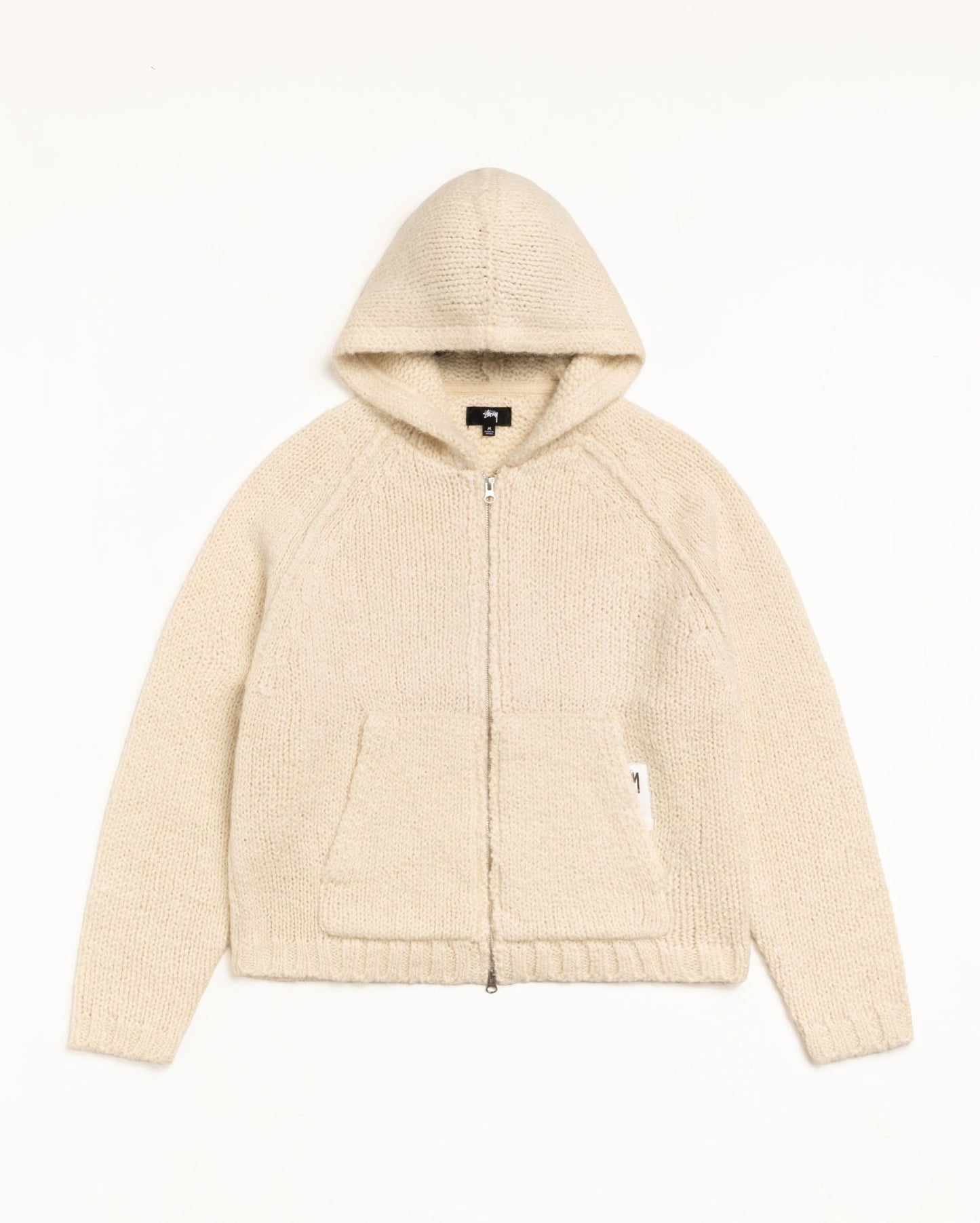 CHUNKY KNIT ZIP HOODIE ЅТÜЅЅΥ
