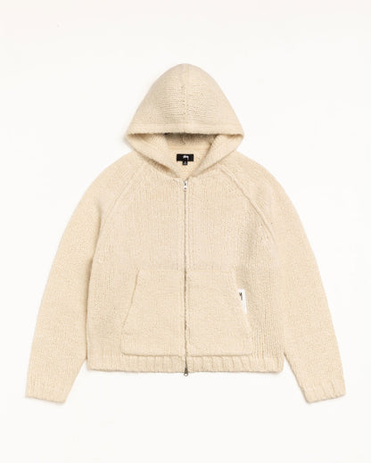 CHUNKY KNIT ZIP HOODIE ЅТÜЅЅΥ