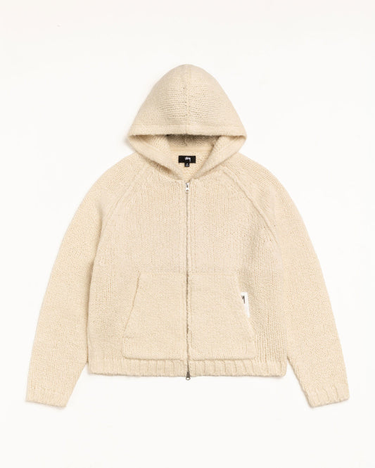 CHUNKY KNIT ZIP HOODIE ЅТÜЅЅΥ