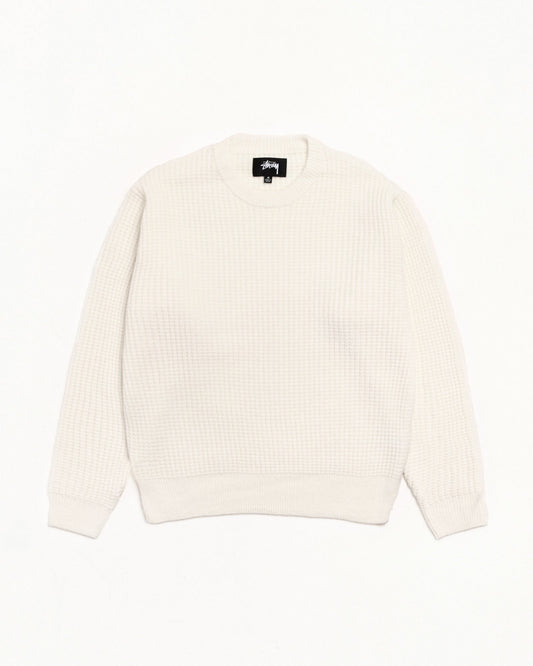 WAFFLE CASHMERE SWEATER ЅТÜЅЅΥ