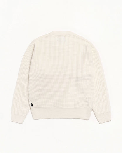 WAFFLE CASHMERE SWEATER ЅТÜЅЅΥ