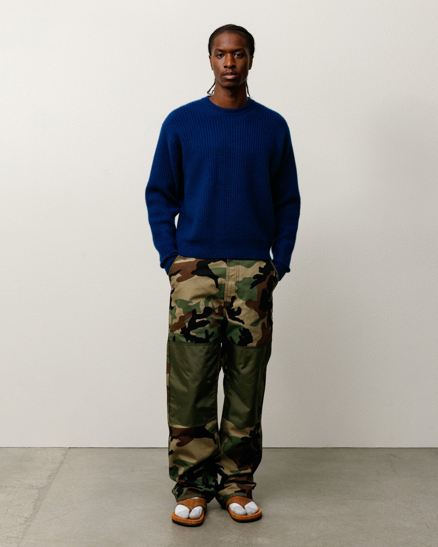 WAFFLE CASHMERE SWEATER ЅТÜЅЅΥ