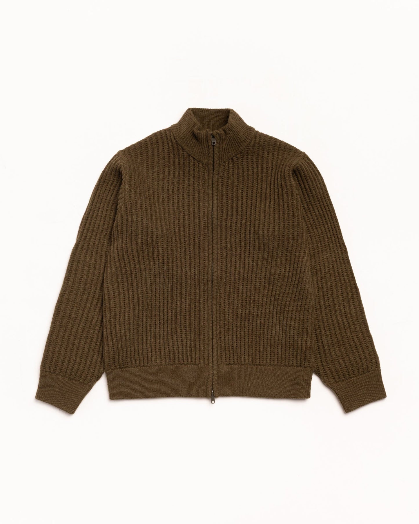 LAMBS WOOL ZIP SWEATER ЅТÜЅЅΥ