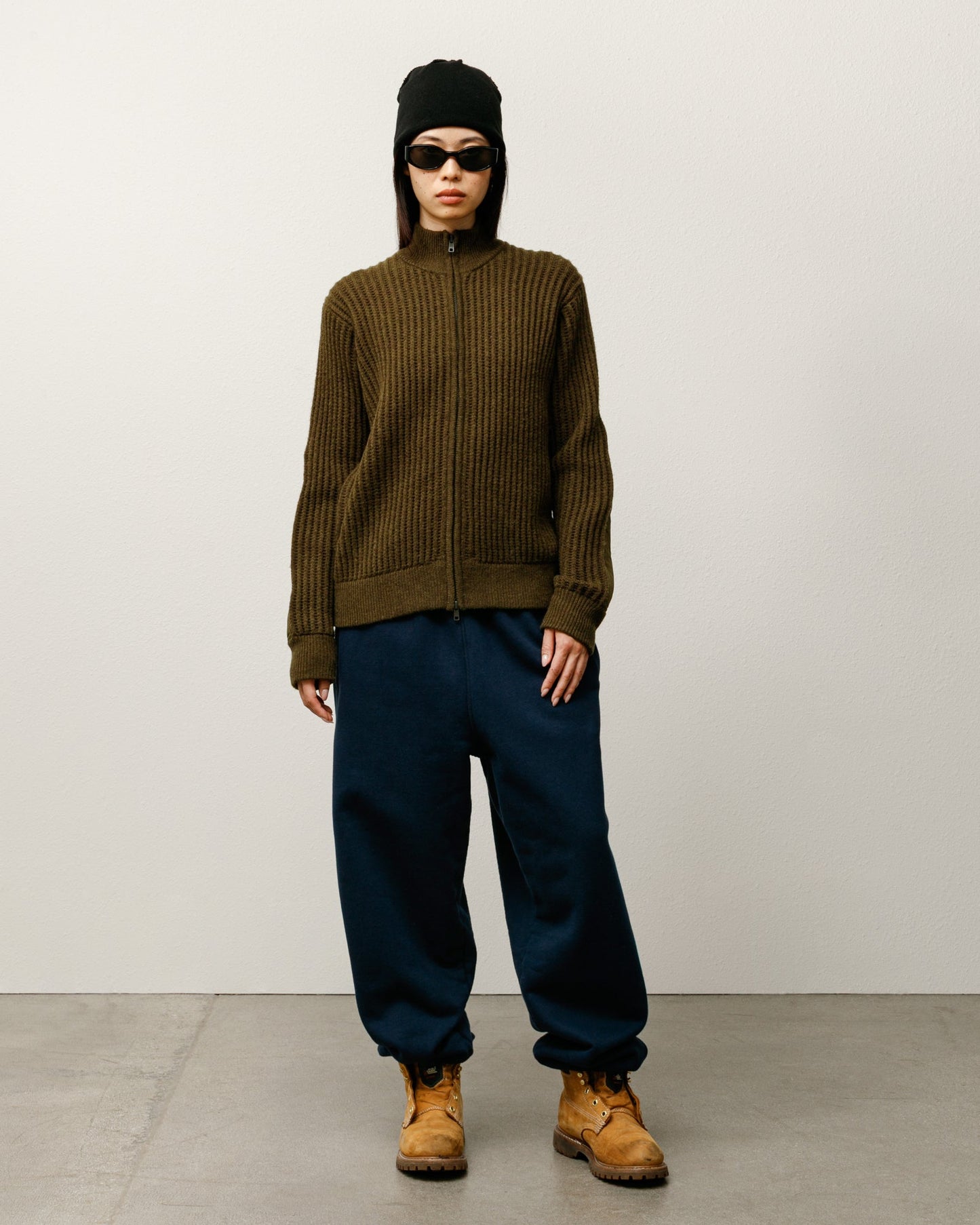 LAMBS WOOL ZIP SWEATER ЅТÜЅЅΥ