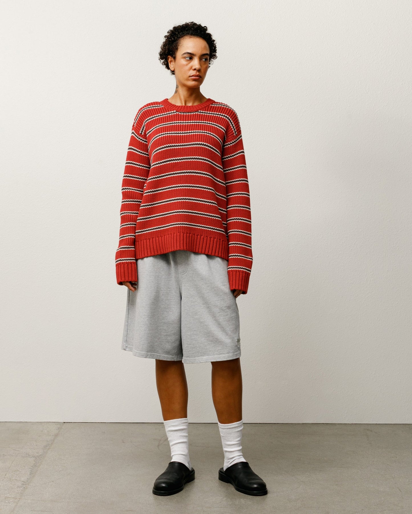 CHUNKY COTTON STRIPE SWEATER ЅТÜЅЅΥ