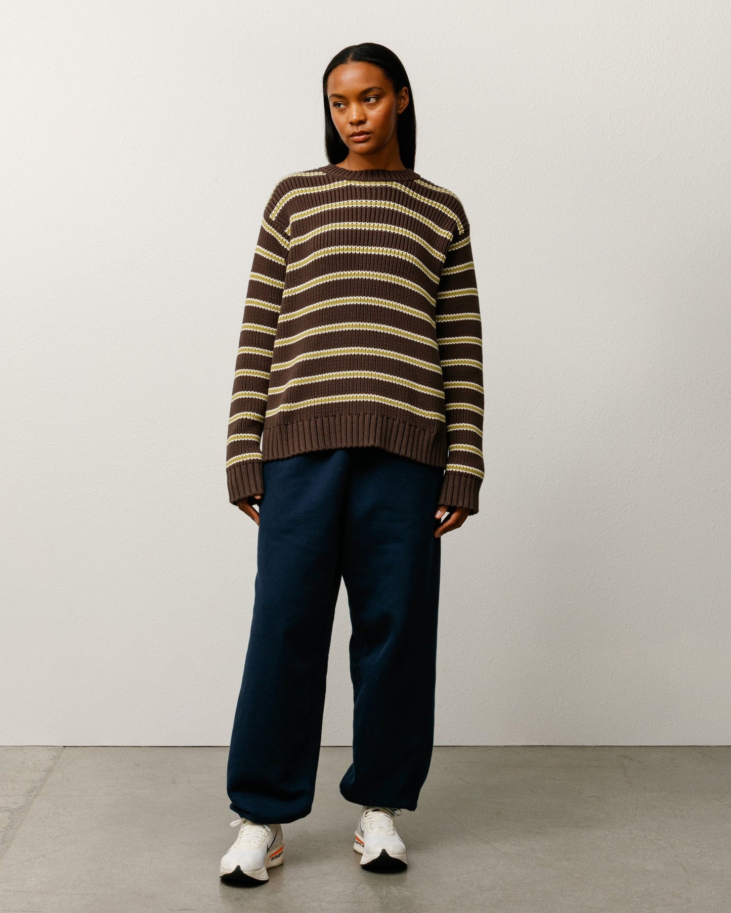 CHUNKY COTTON STRIPE SWEATER ЅТÜЅЅΥ