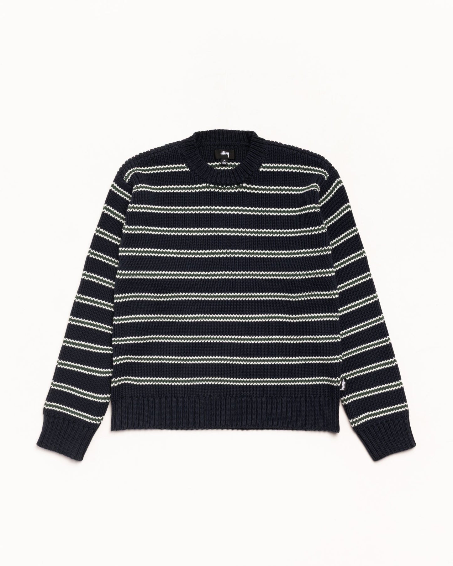CHUNKY COTTON STRIPE SWEATER ЅТÜЅЅΥ