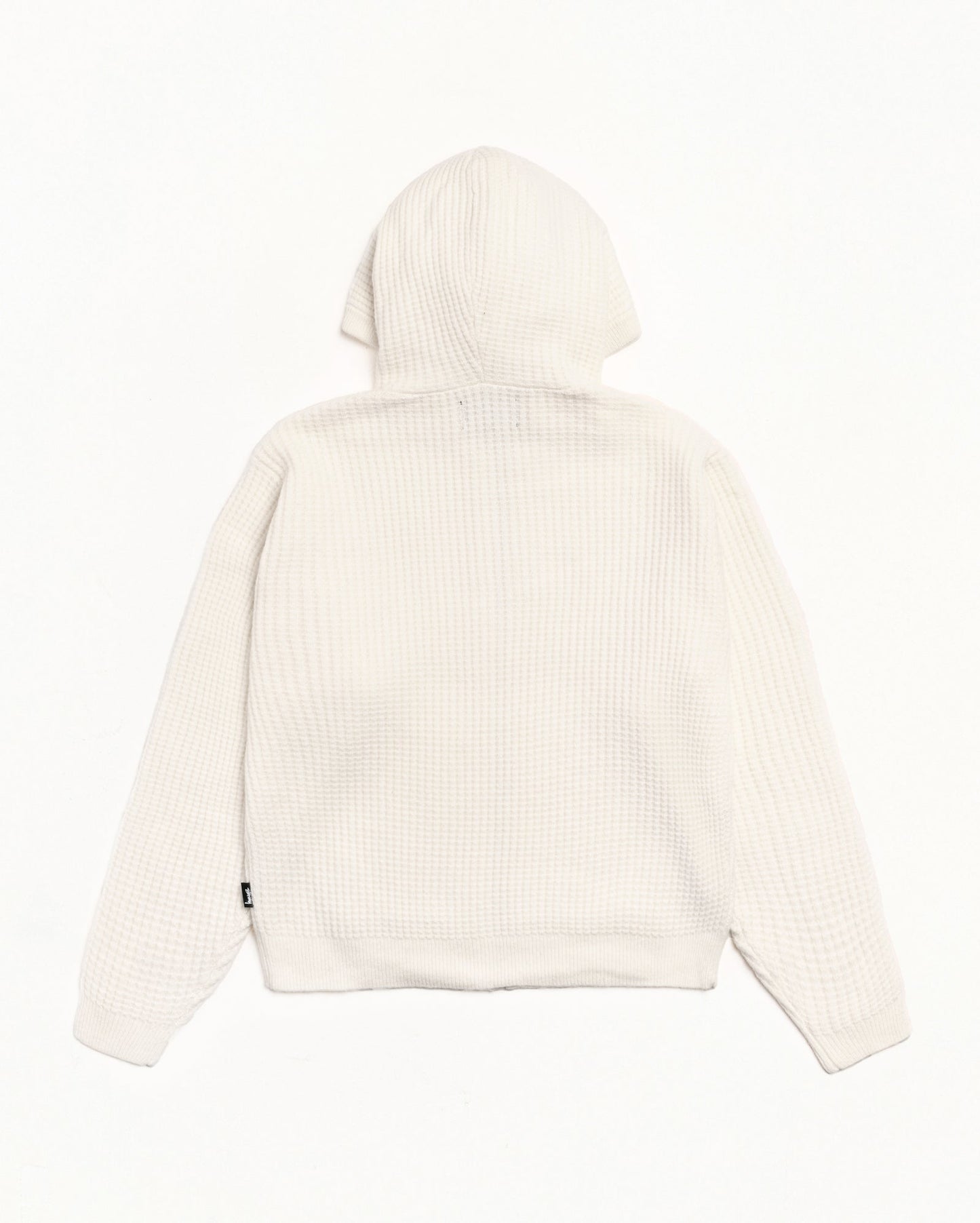 WAFFLE CASHMERE ZIP HOOD SWEATER ЅТÜЅЅΥ