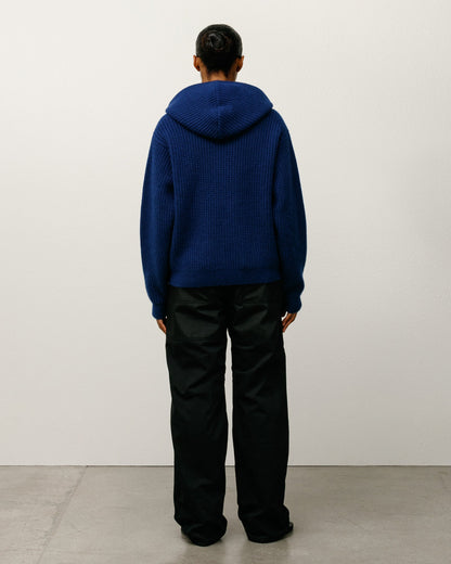 WAFFLE CASHMERE ZIP HOOD SWEATER ЅТÜЅЅΥ