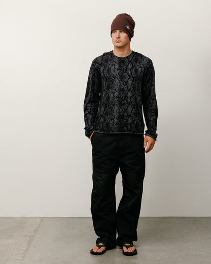 PYTHON FINE WOOL SWEATER ЅТÜЅЅΥ