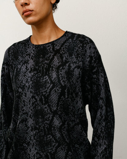 PYTHON FINE WOOL SWEATER ЅТÜЅЅΥ
