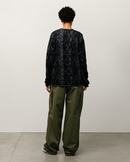 PYTHON FINE WOOL SWEATER ЅТÜЅЅΥ