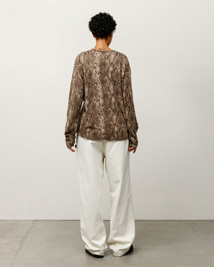 PYTHON FINE WOOL SWEATER ЅТÜЅЅΥ