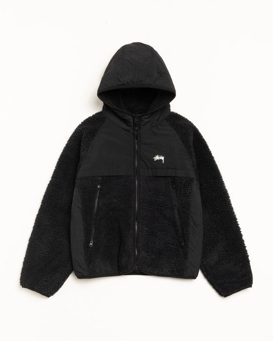SHERPA PANELED HOODED JACKET ЅТÜЅЅΥ