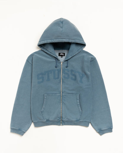 FADED GRAPHIC ZIP HOODIE ЅТÜЅЅΥ