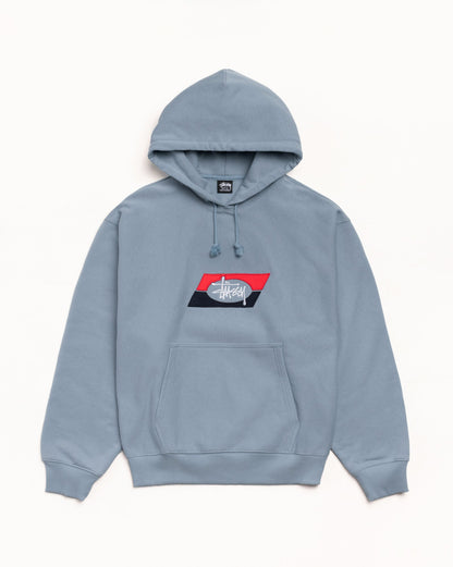 DOUBLE STRIPE EMBROIDERED HOODIE ЅТÜЅЅΥ