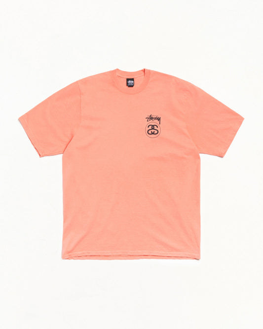STOCK LINK TEE PIGMENT DYED ЅТÜЅЅΥ