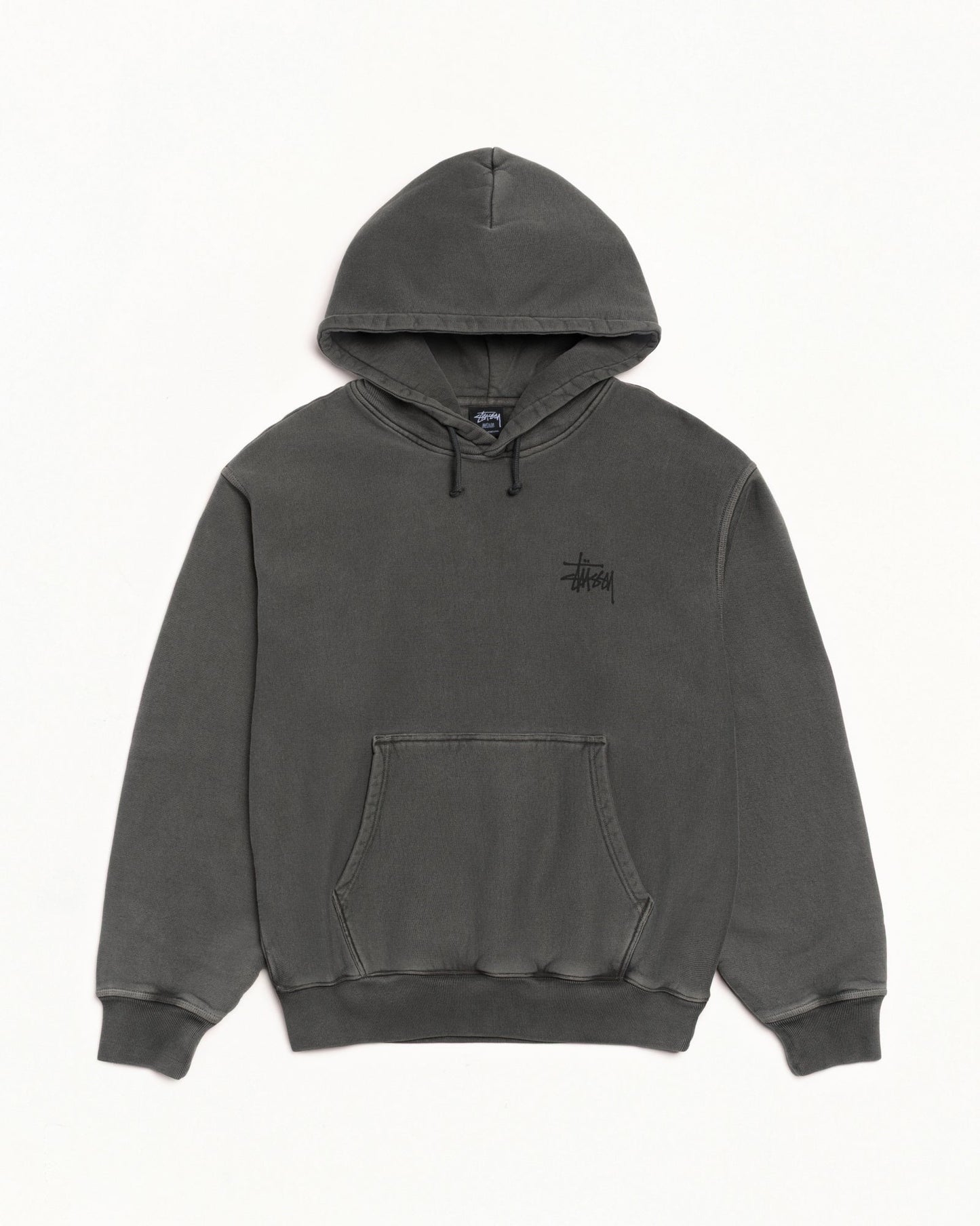 BASIC ЅТÜЅЅΥ HOODIE PIGMENT DYED
