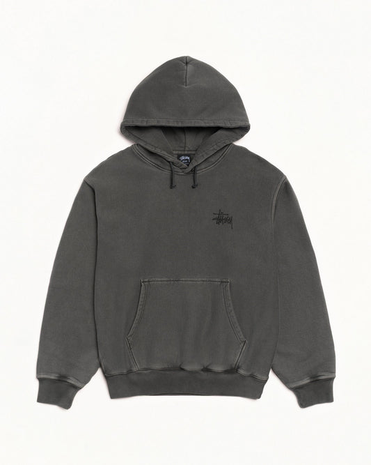 BASIC ЅТÜЅЅΥ HOODIE PIGMENT DYED