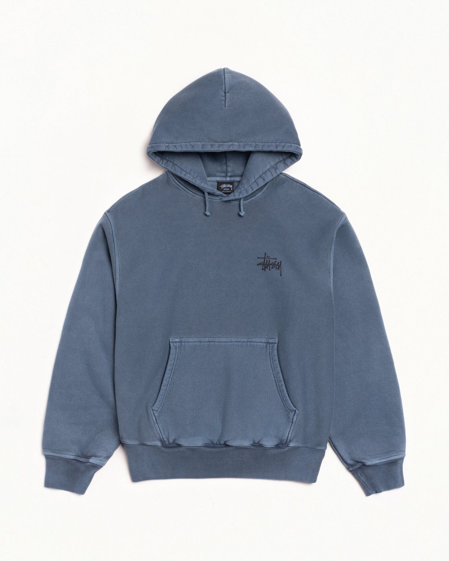 BASIC ЅТÜЅЅΥ HOODIE PIGMENT DYED
