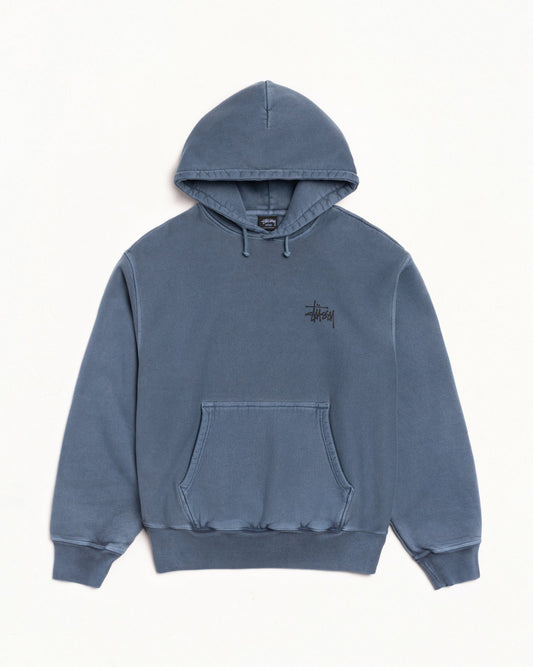 BASIC ЅТÜЅЅΥ HOODIE PIGMENT DYED