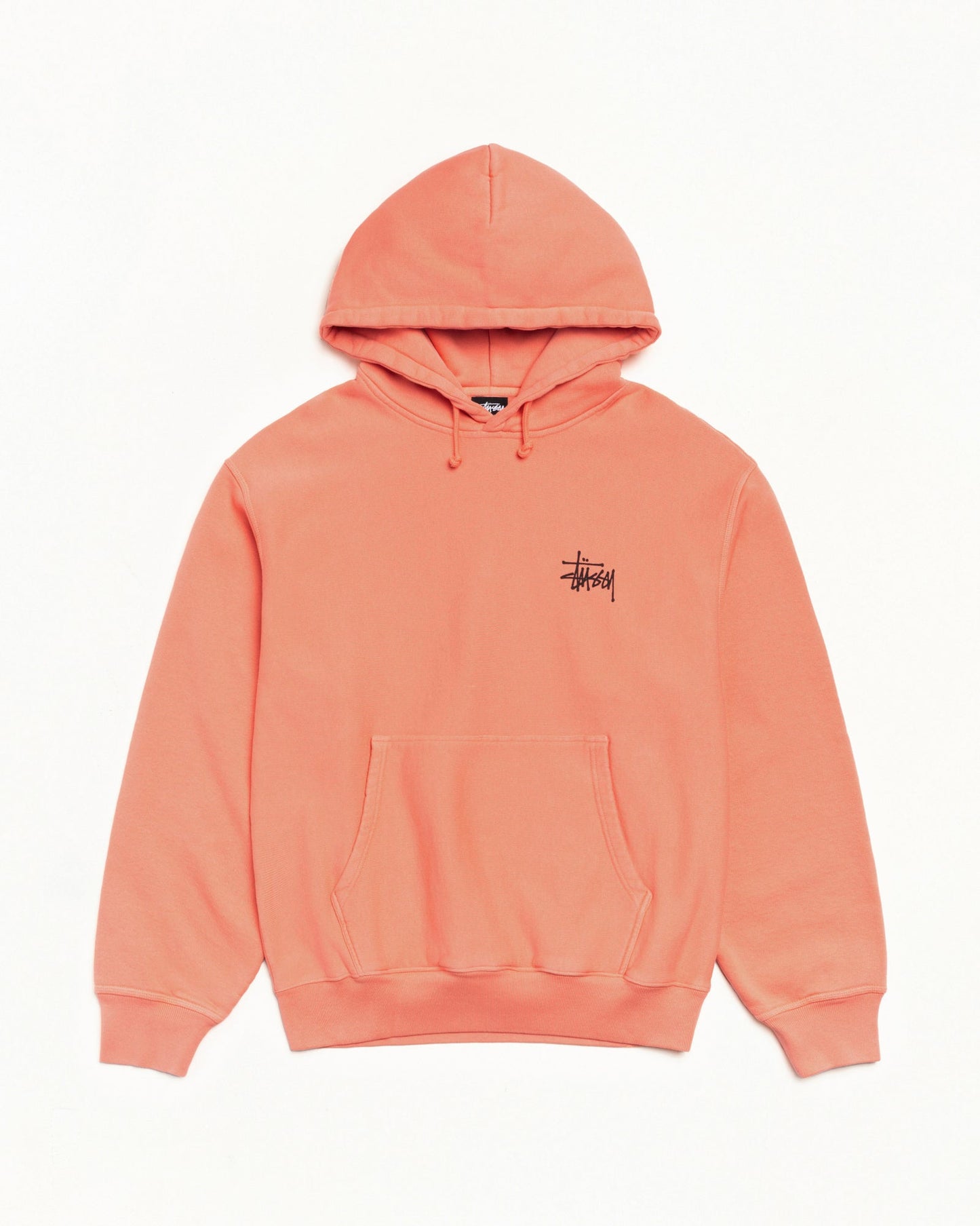 BASIC ЅТÜЅЅΥ HOODIE PIGMENT DYED