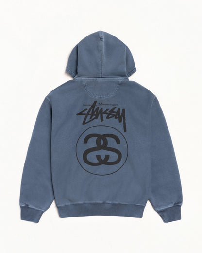 STOCK LINK HOODIE PIGMENT DYED ЅТÜЅЅΥ