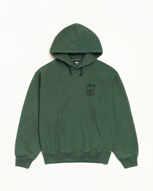 STOCK LINK HOODIE PIGMENT DYED ЅТÜЅЅΥ