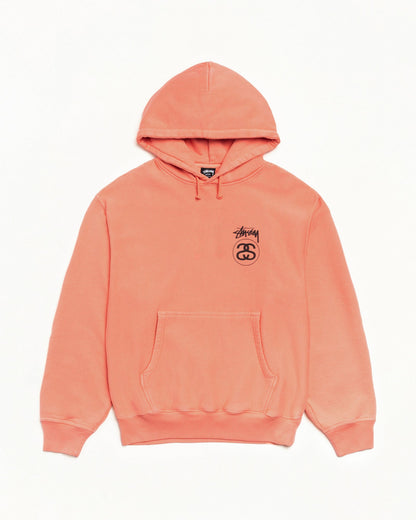 STOCK LINK HOODIE PIGMENT DYED ЅТÜЅЅΥ