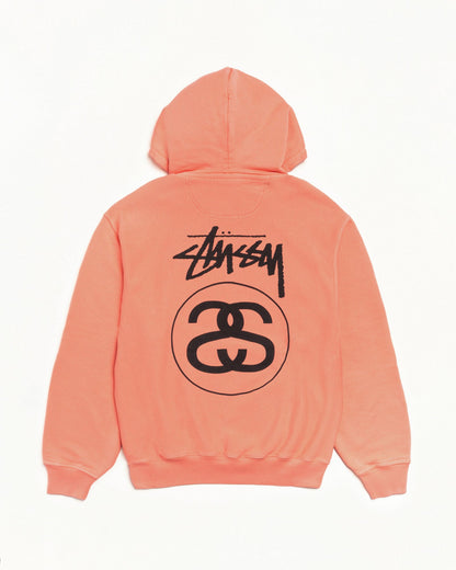 STOCK LINK HOODIE PIGMENT DYED ЅТÜЅЅΥ