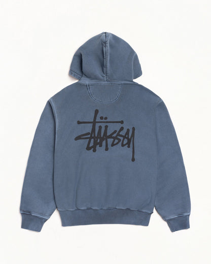BASIC ЅТÜЅЅΥ ZIP HOODIE PIGMENT DYED