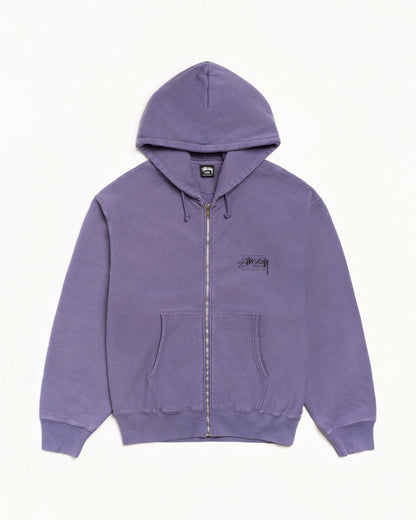 MODERN AGE ZIP HOODIE PIGMENT DYED ЅТÜЅЅΥ