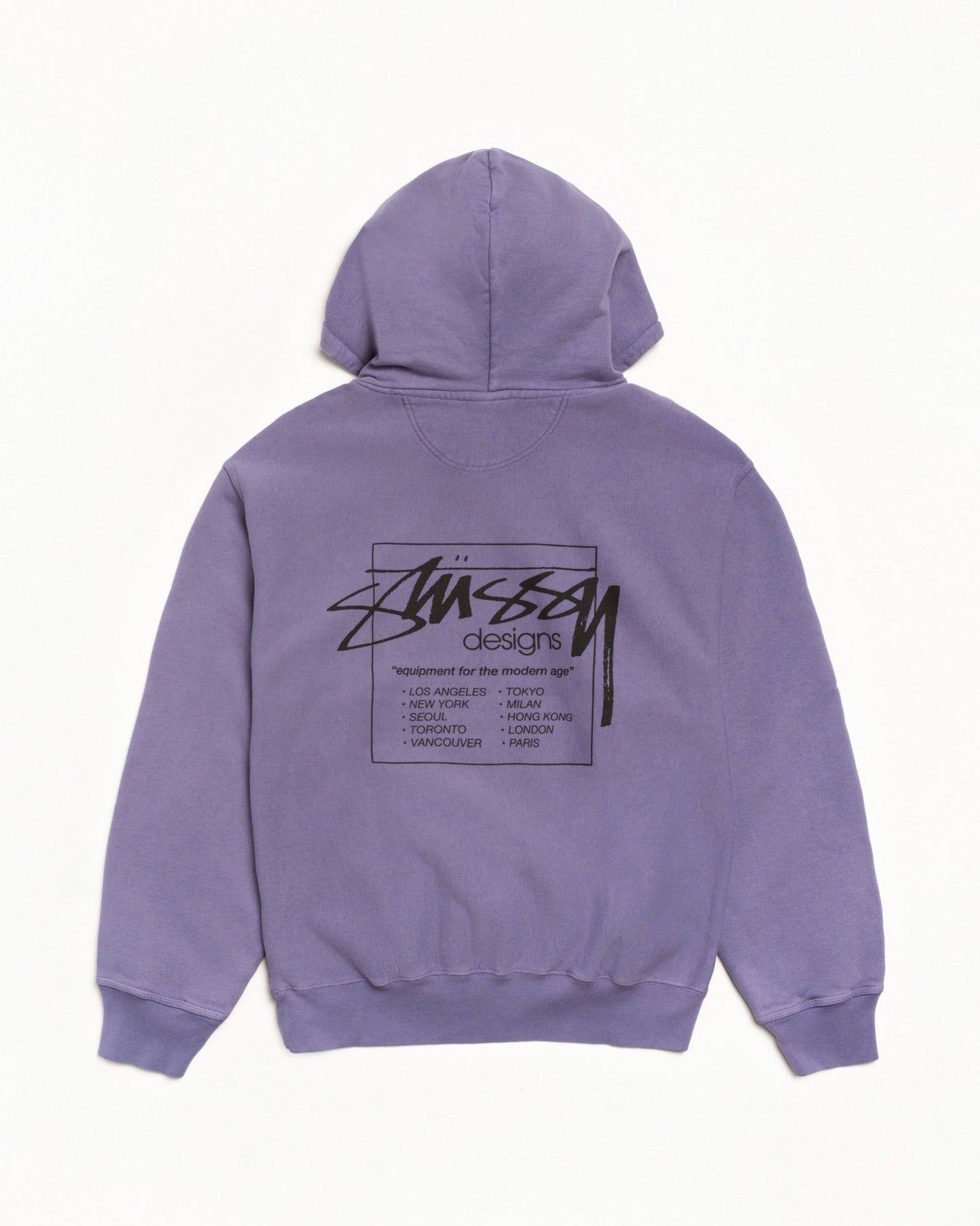 MODERN AGE ZIP HOODIE PIGMENT DYED ЅТÜЅЅΥ