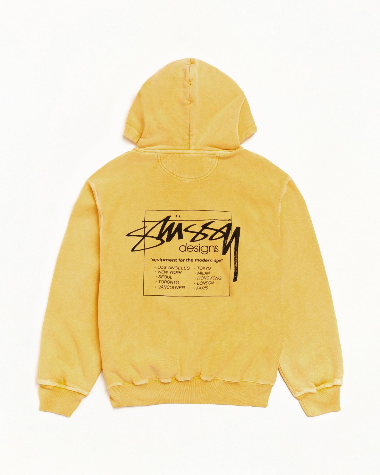 MODERN AGE ZIP HOODIE PIGMENT DYED ЅТÜЅЅΥ