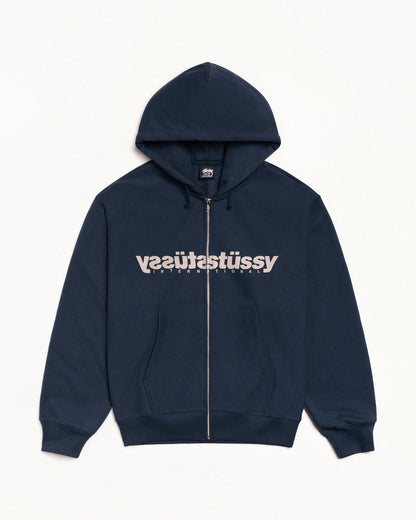 MIRROR ZIP HOODIE ЅТÜЅЅΥ