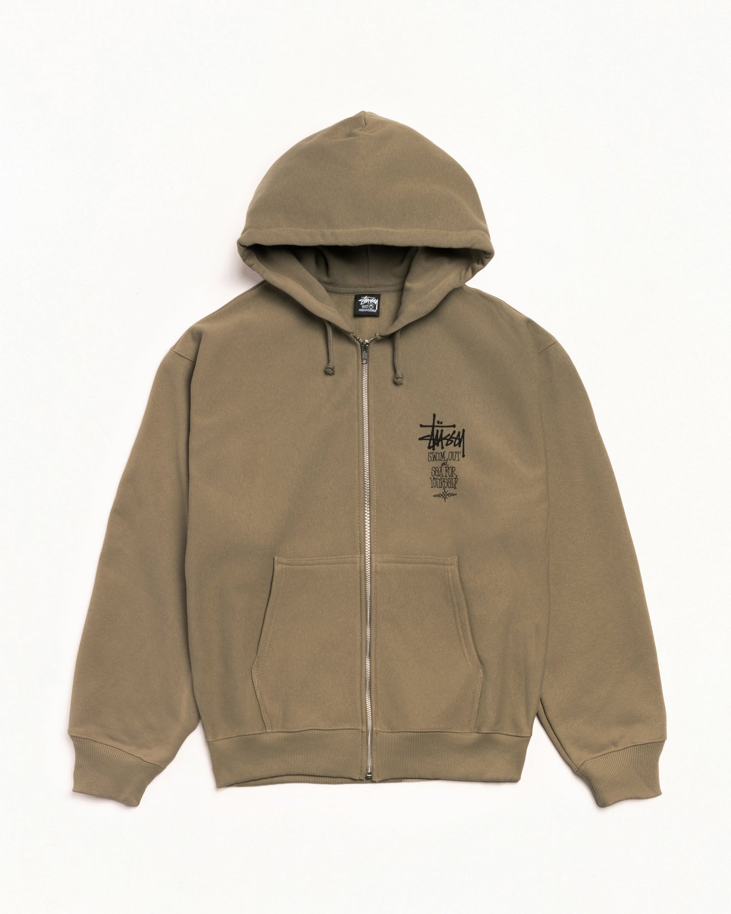 SWIM OUT ZIP HOODIE ЅТÜЅЅΥ