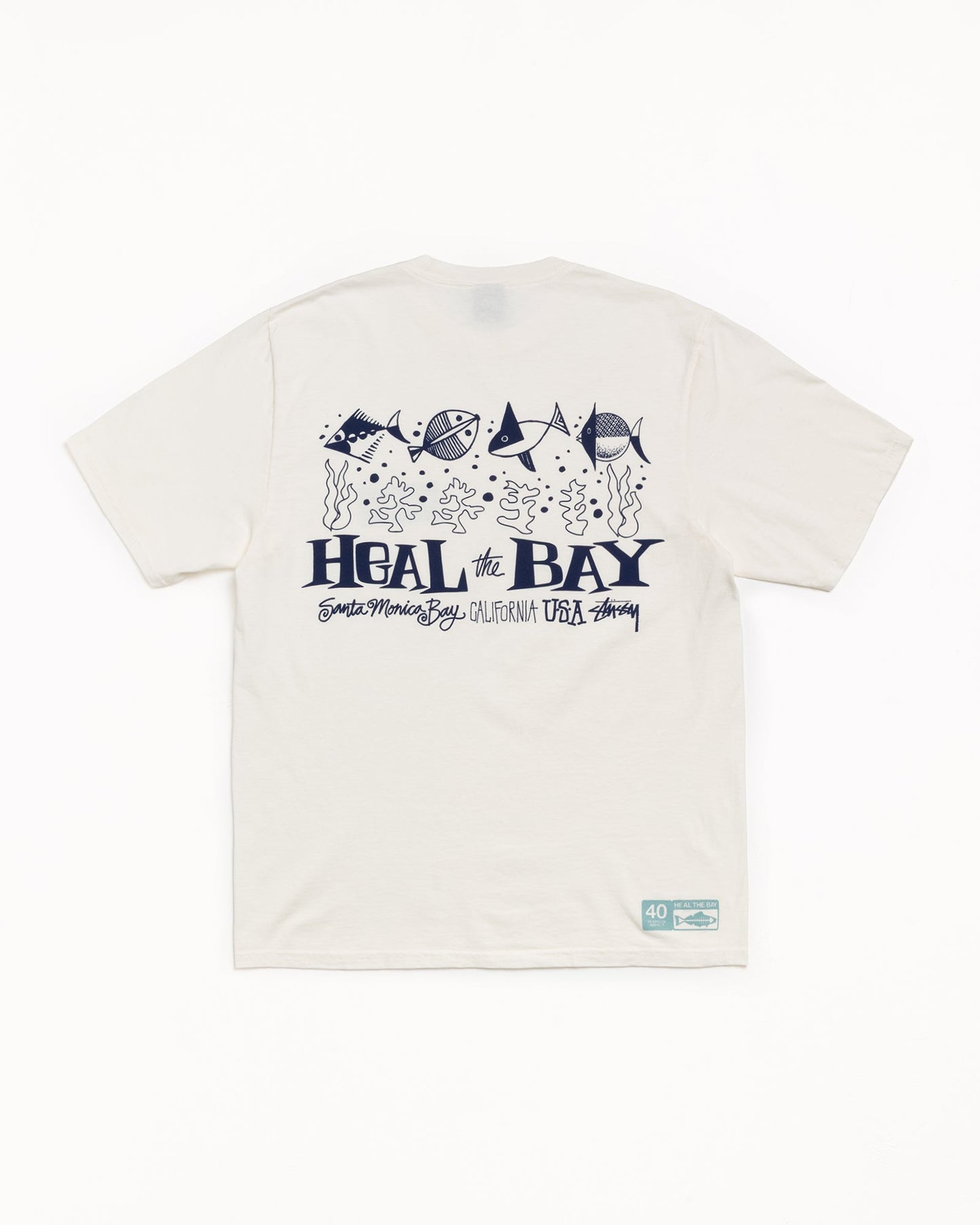 HEAL THE BAY 40 TEE PIGMENT DYED ЅТÜЅЅΥ