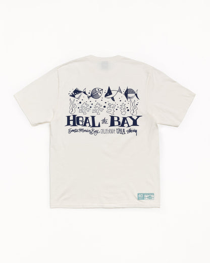 HEAL THE BAY 40 TEE PIGMENT DYED ЅТÜЅЅΥ