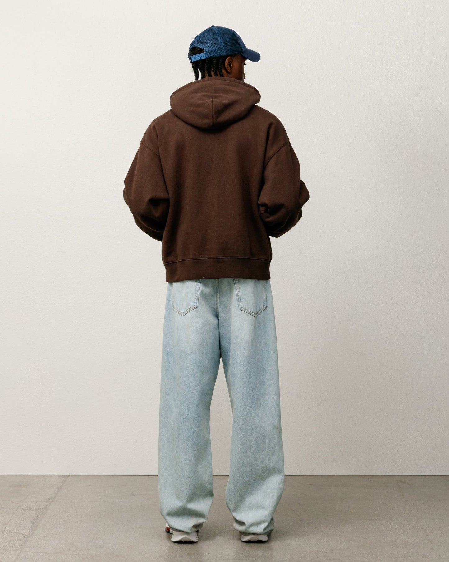 ЅТÜЅЅΥ & ΝIΚЕ STONE WASHED FLEECE ZIP HOODIE